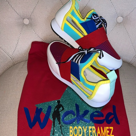 Multi Dark Colored Sneakers - Picture 2 of 4